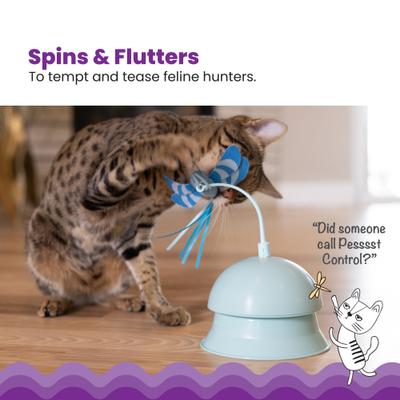 Show full view: Catstages Electronic Flutter Dome Interactive Cat Toy slide 3 of 10