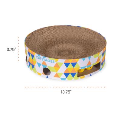 Show full view: Catstages Bowl Track Ball Track Scratch-Boxes & Lougner Cat Toy slide 8 of 9