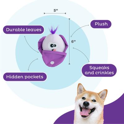 Show full view: Outward Hound Hide N' Find Interactive Plush Puzzle Dog Toy slide 3 of 9