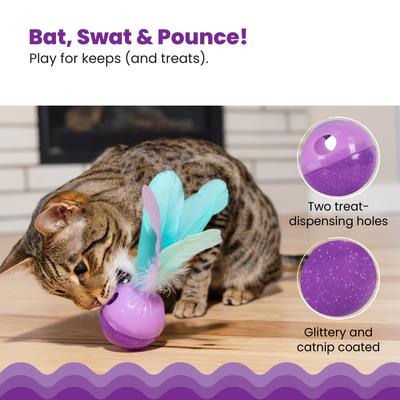 Show full view: Catstages Wobble N' Treat Stuffer Feather Cat Toy with Catnip slide 4 of 10