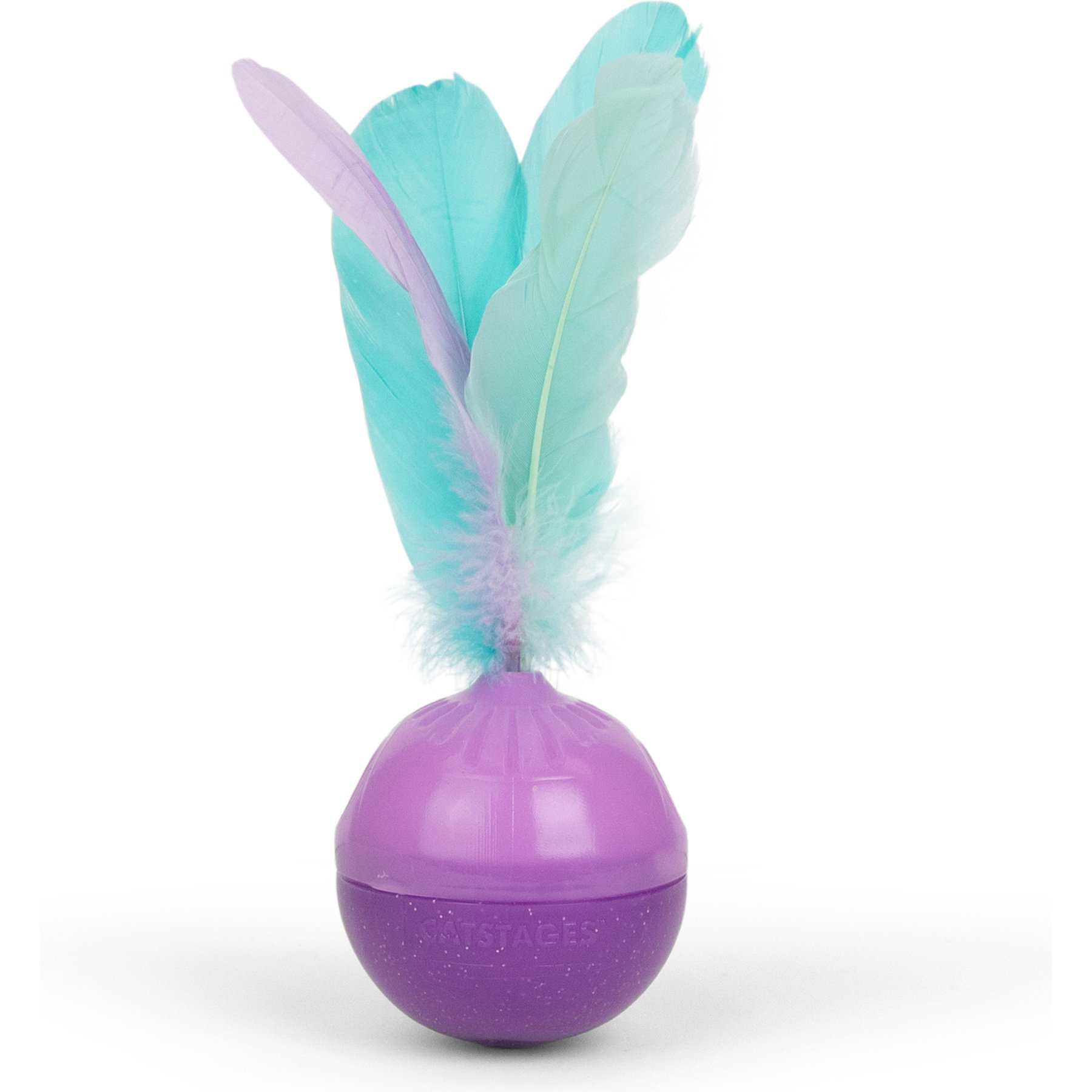 Catstages Wobble N' Treat Stuffer Feather Cat Toy with Catnip