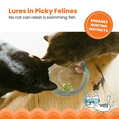 Show full view: Catstages Meow-Smerizing Fish Bowl Cat Toy slide 4 of 10