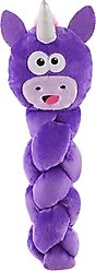 Nina Ottosson by Outward Hound Twistiez Interactive Unicorn Plush Puzzle Dog Toy, Purple