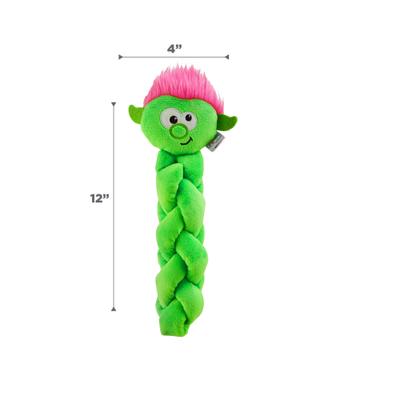 Show full view: Nina Ottosson by Outward Hound Twistiez Interactive Troll Plush Puzzle Dog Toy, Green slide 8 of 10