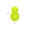 Show in main carousel: Outward Hound Double-Tuff Treat Dispensing Ball Dog Toy, Green, Large slide 7 of 10