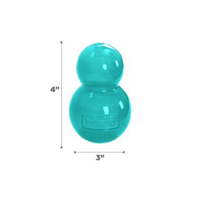 Show full view: Outward Hound Double-Tuff Treat Dispensing Ball Dog Toy, Blue, Medium slide 7 of 10