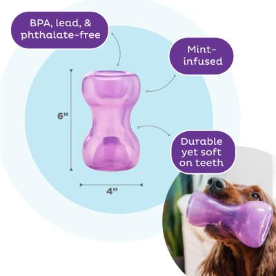 Show full view: Outward Hound Double Snoop Interactive Treat Stuffer Durable Dog Toy slide 4 of 11