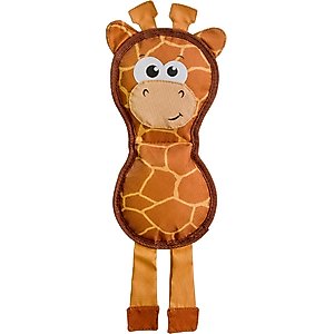 Outward Hound Fire Biterz Giraffe Firehose Plush Dog Toy