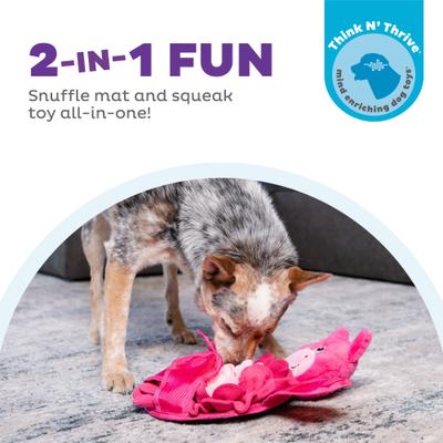 Show full view: Nina Ottosson by Outward Hound Snuffle Palz Interactive Plush Puzzle & Snuffle Mat Dog Toy, Bear slide 3 of 9