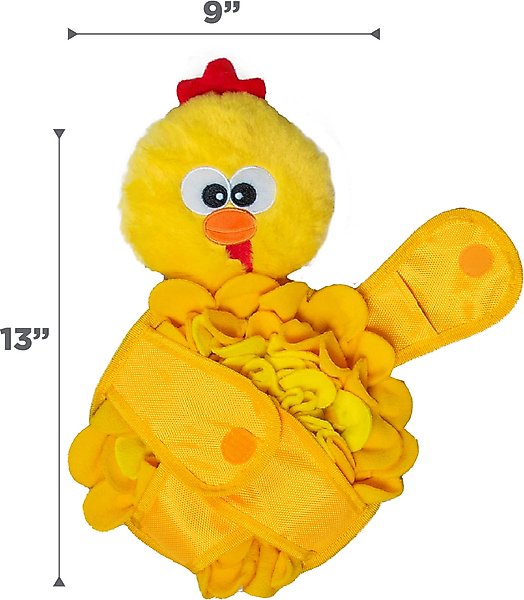 Show full view: Nina Ottosson by Outward Hound Snuffle Palz Interactive Plush Puzzle & Snuffle Mat Dog Toy, Bird slide 7 of 9