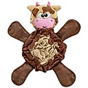 Nina Ottosson by Outward Hound Snuffle Palz Interactive Plush Puzzle & Snuffle Mat Dog Toy, Cow