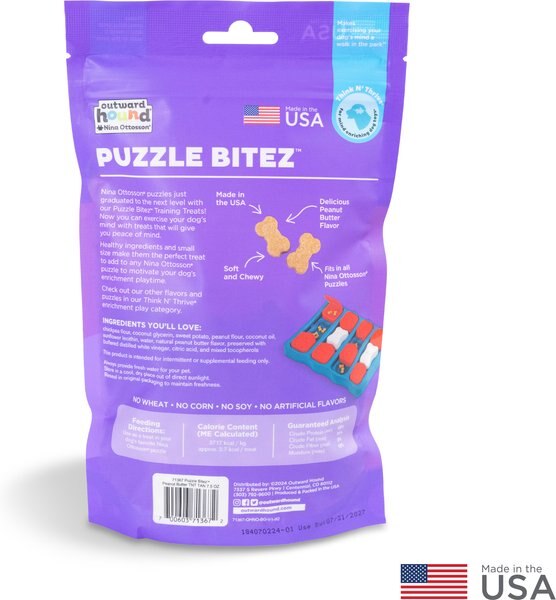 Outward Hound Eats PB & J Flavored Dog Treats