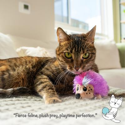 Show full view: Catstages Catnip Plushies Hedgehog Plush Catnip Cat Toy, Multicolor slide 7 of 10