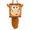 Show in main carousel: Outward Hound Fire Biterz Cubez Giraffe Squeaky Ballistic Firehose Dog Toy, Brown slide 1 of 8