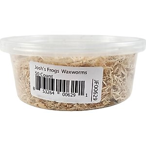 Josh's Frogs Waxworms Live Feed Reptile Food, 50 count