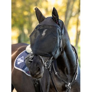 LeMieux Ride On Horse Fly Mask, Black, Medium