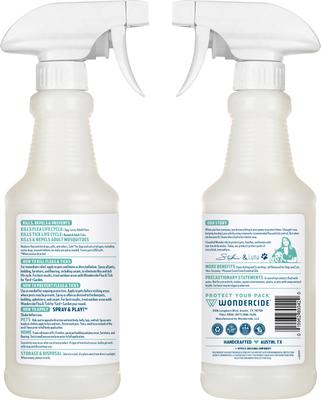 Show full view: Wondercide Natural Flea & Tick with Essential Oils Shampoo, Peppermint, 12-fl oz bottle + Flea, Tick & Mosquito Spray for Dogs & Cats, Cedarwood, 16-fl oz bottle slide 7 of 9