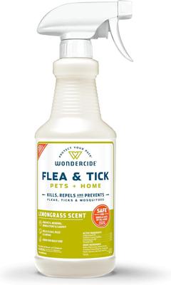 Show full view: Wondercide Natural Flea & Tick with Essential Oils Shampoo, Peppermint, 12-fl oz bottle + Flea, Tick & Mosquito Spray for Dogs & Cats, Lemongrass, 16-fl oz bottle slide 6 of 9