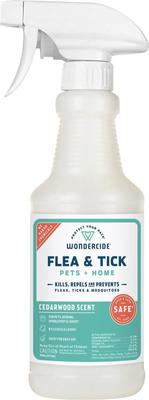 Show full view: Wondercide Natural Flea & Tick with Essential Oils Shampoo, Peppermint, 12-fl oz bottle + Flea, Tick & Mosquito Spray for Dogs & Cats, Cedarwood, 16-fl oz bottle slide 6 of 9