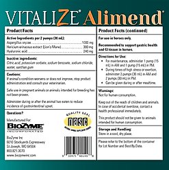 Vitalize Alimend 24/7 Equine Stomach Comfort Liquid Horse Supplement, 64-fl oz bottle slide 2 of 6