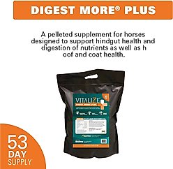 Vitalize Digest More Plus Pellets Horse Supplement, 10-lb bag, bundle of 3 slide 2 of 6