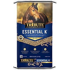 Tribute Equine Nutrition Essential K Low-NSC Horse Feed, 30-lb bag