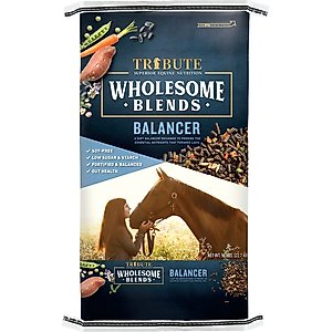 Tribute Equine Nutrition Wholesome Blends Balancer Horse Feed, 50-lb bag