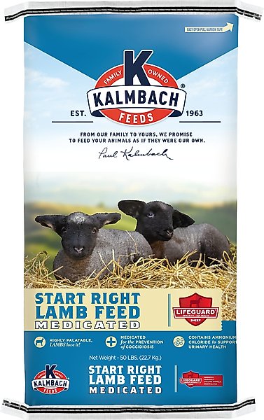 Kalmbach Feeds Start Right Lamb Creep Young Sheep Feed, 50-lb bag