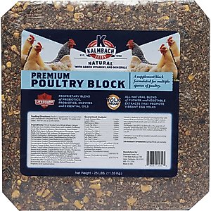Kalmbach Feeds All Natural 9% Protein Chicken Treat, 25-lb block