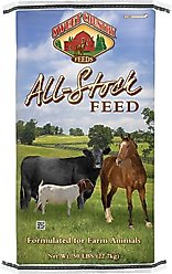 Sweet Country Feeds 14% Protein All-Stock Feed Non-GMO Farm Animal & Horse Feed, 50-lb bag