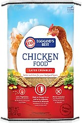 Eggland's Best 17% Protein Layer Crumbles Chicken Feed, 40-lb bag