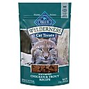 Blue Buffalo Wilderness Chicken & Trout Grain-Free Cat Treats, 2-oz bag