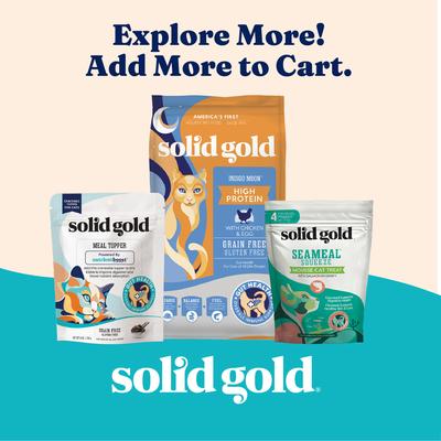 Show full view: Solid Gold Five Oceans Mackerel & Tuna Grain-Free Shreds in Gravy Wet Cat Food, 3-oz can, case of 3 slide 9 of 10