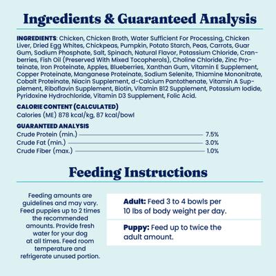 Show full view: Solid Gold Mighty Mini Chicken, Chickpea & Pumpkin Recipe in Gravy Grain-Free Toy & Small Breed Dog Food Cups, case of 12 slide 10 of 12