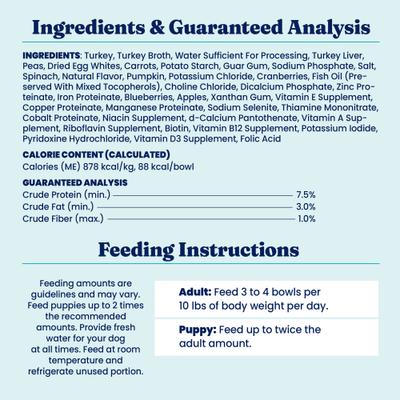 Show full view: Solid Gold Mighty Mini Turkey & Hearty Vegetable Recipe in Gravy Grain-Free Small Breed Dog Food Cups, case of 12 slide 10 of 12