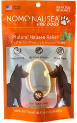 NoMo Nausea Bands Natural Nausea Relief Acupressure & Aromatherapy Dog Band