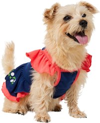 Frisco Embroidered Floral Dog & Cat Dress, Small slide 1 of 7