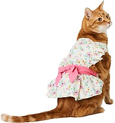 Frisco Dainty Pink Floral Dog & Cat Dress, Floral, Small