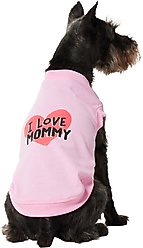 Frisco I Love Mommy Dog & Cat T-Shirt, Pink, Small slide 2 of 7