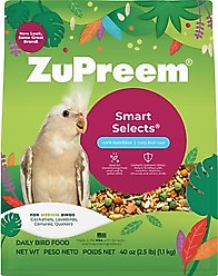 ZuPreem Smart Selects Medium Sized Bird Food, 2.5-lb bag