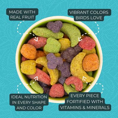 Show full view: ZuPreem FruitBlend Flavor with Natural Flavors Daily Large Bird Food, 3.5-lb bag slide 6 of 10