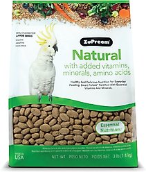 ZuPreem Natural Daily Large Bird Food, 3-lb bag