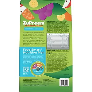 ZuPreem FruitBlend Flavor with Natural Flavors Daily Large Bird Food, 3.5-lb bag