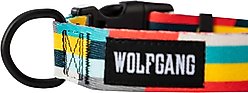 Wolfgang Heavy Duty MixTape Adjustable Dog Collar with Quick Release, Medium: 12 to 18-in neck, 1-in wide slide 2 of 6