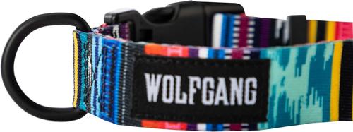 Show full view: Wolfgang Heavy Duty Quetzal Adjustable Dog Collar with Quick Release, Large: 18 to 26-in neck, 1-in wide slide 4 of 7