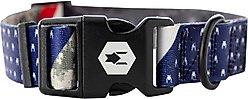 Wolfgang Heavy Duty DigitalDog Adjustable Wide Venture Dog Collar with Quick Release, Medium: 12 to 18-in neck, 1.25-in wide slide 2 of 5