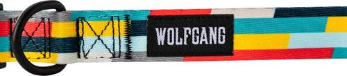 Show full view: Wolfgang Heavy Duty MixTape Adjustable Dog Collar with Quick Release, Medium: 12 to 18-in neck, 1-in wide slide 2 of 6