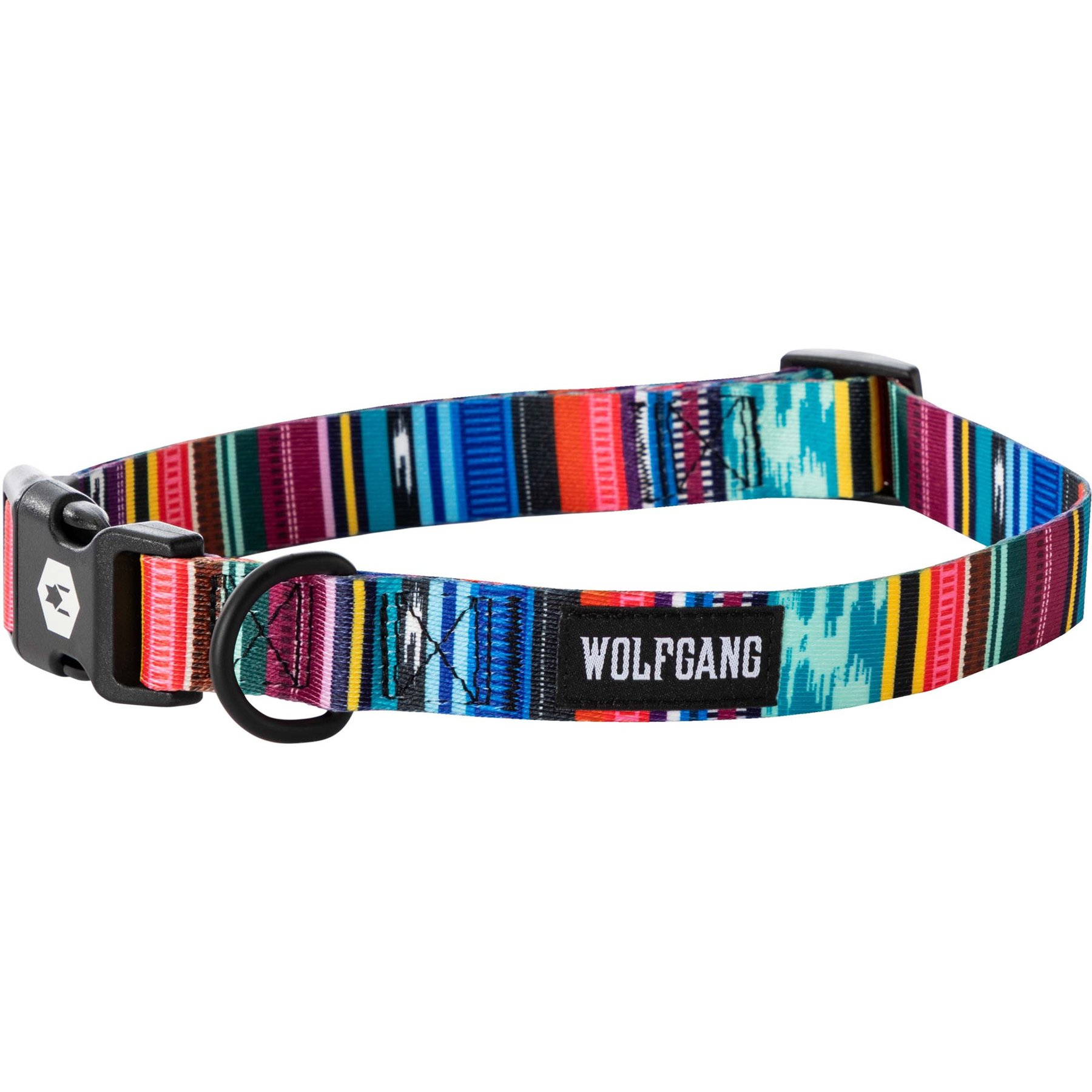 Wolfgang Heavy Duty Quetzal Adjustable Dog Collar with Quick Release, Small: 8 to 12-in neck, 5/8-in wide