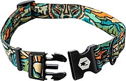 Wolfgang Heavy Duty WildWolf Adjustable Wide Venture Dog Collar with Quick Release, Large: 18 to 26-in neck, 1.25-in wide slide 2 of 5