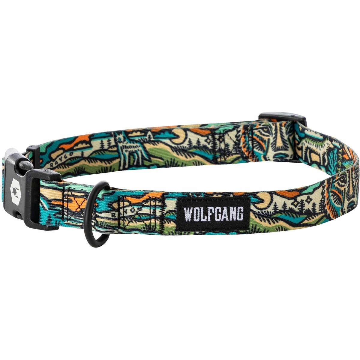 Wolfgang Heavy Duty WildWolf Adjustable Dog Collar with Quick Release, Small: 8 to 12-in neck, 5/8-in wide